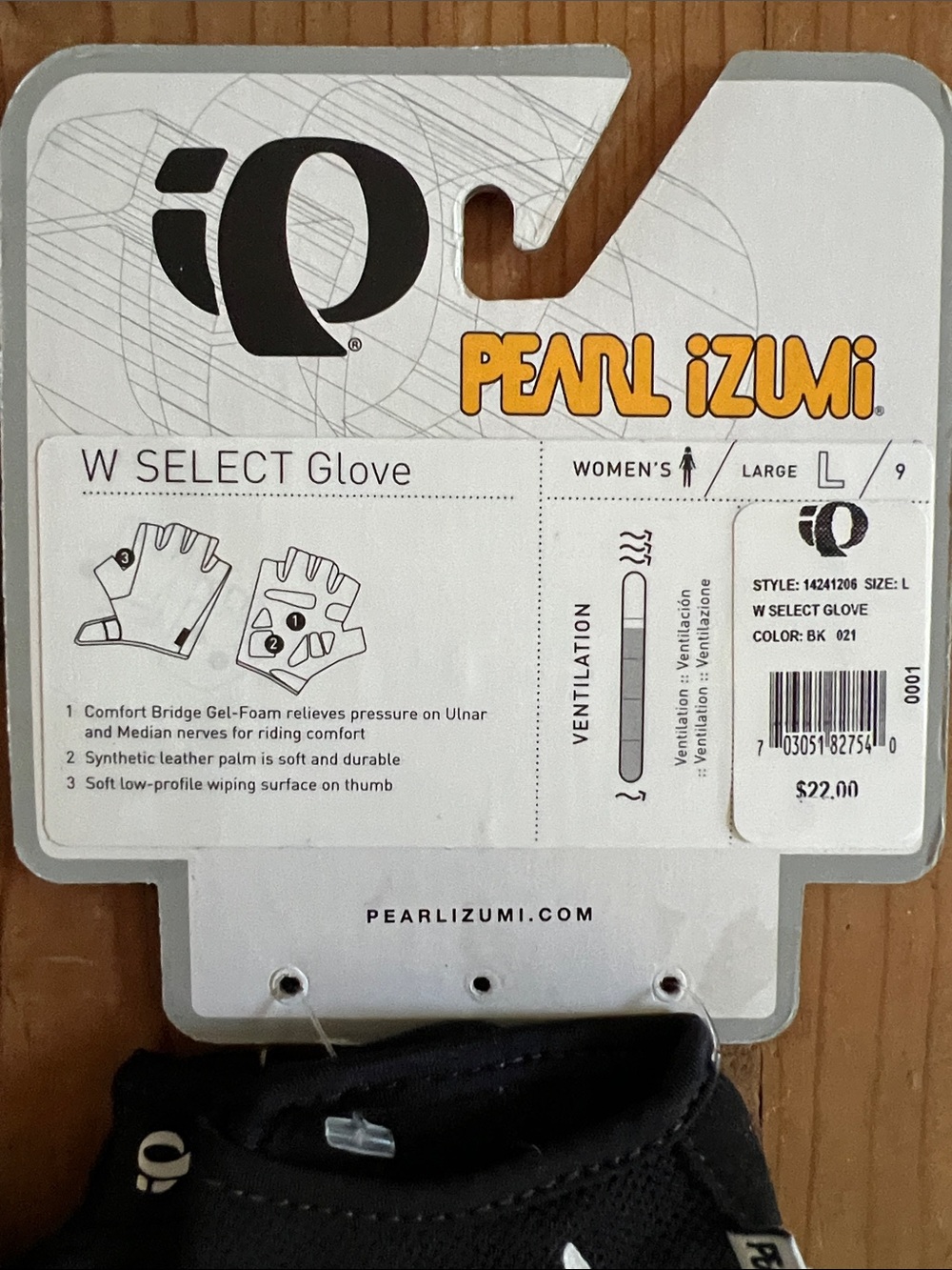 Pearl Izumi Black & White W Select Women's Cycling Gloves 3 pairs! - Picture 4 of 4